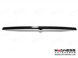 Maserati Ghibli Exterior Trim - Carbon Fiber - Rear Trunk Deck Lid Trim w/ Chrome Accent 